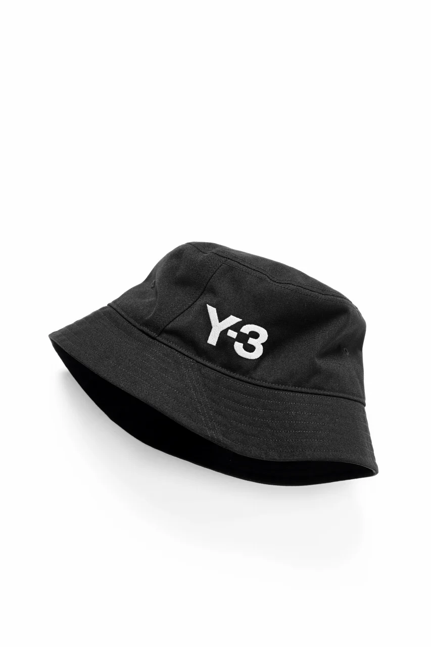 Y-3 Yohji Yamamoto BUCKET HAT (BLACK) - Image 9