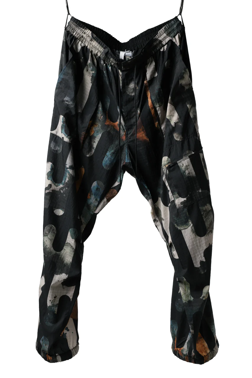 Y-3 Yohji Yamamoto CAMO ALL OVER PRINT PANTS / RIPSTOP (MULTI)