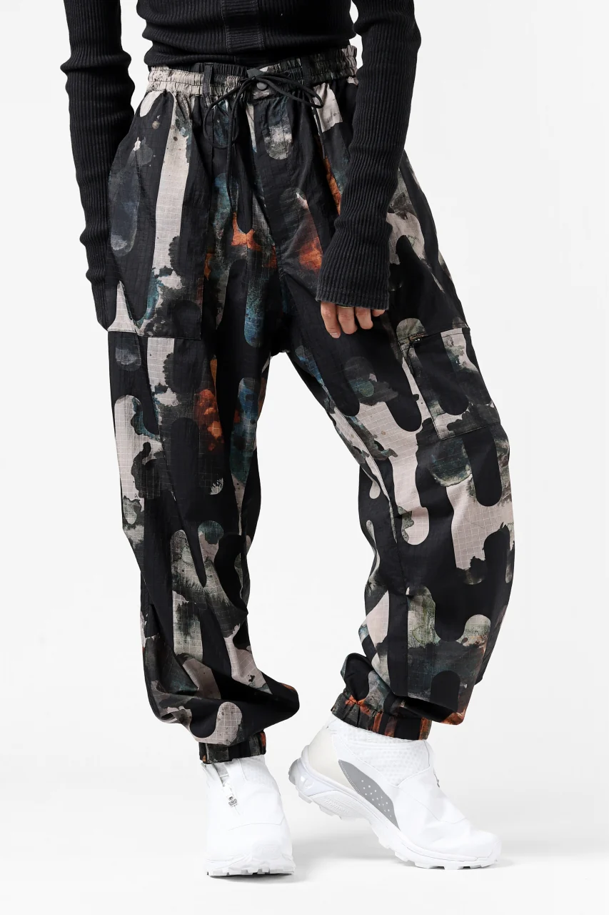 Y-3 Yohji Yamamoto CAMO ALL OVER PRINT PANTS / RIPSTOP (MULTI) - Image 10