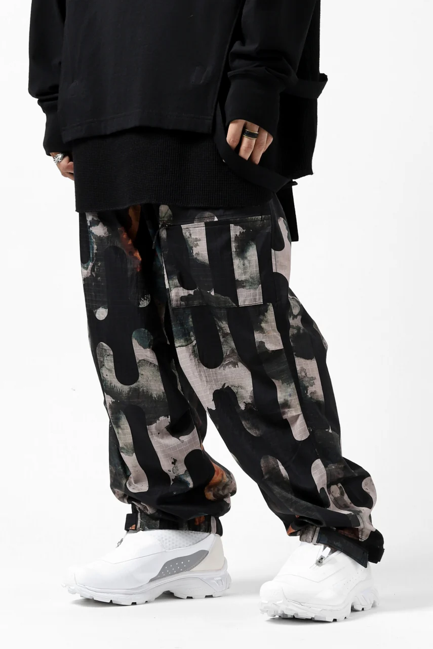 Y-3 Yohji Yamamoto CAMO ALL OVER PRINT PANTS / RIPSTOP (MULTI) - Image 14