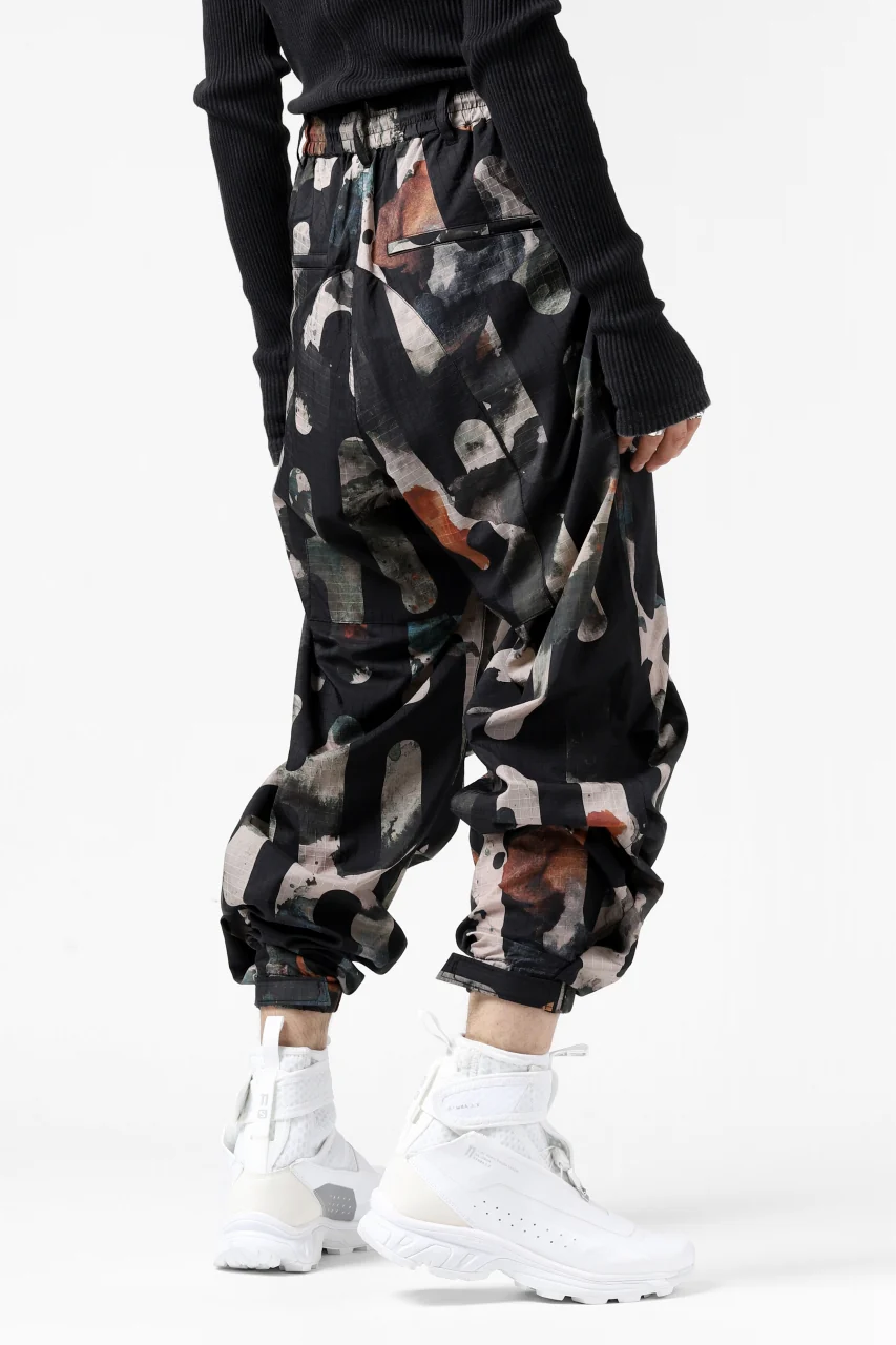 Y-3 Yohji Yamamoto CAMO ALL OVER PRINT PANTS / RIPSTOP (MULTI) - Image 2