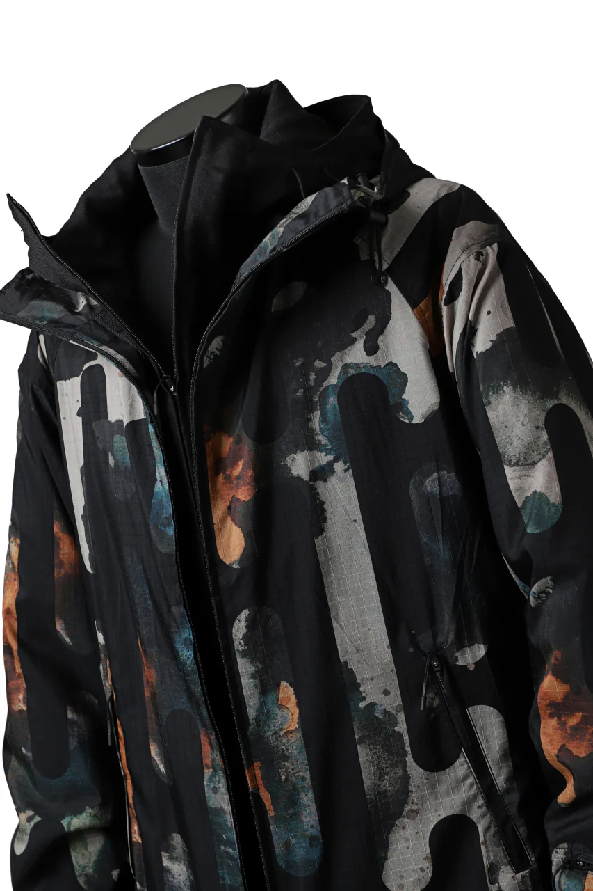 Y-3 Yohji Yamamoto CAMO LAYERED HOODIE JACKET / RIPSTOP (MULTI) - Image 11