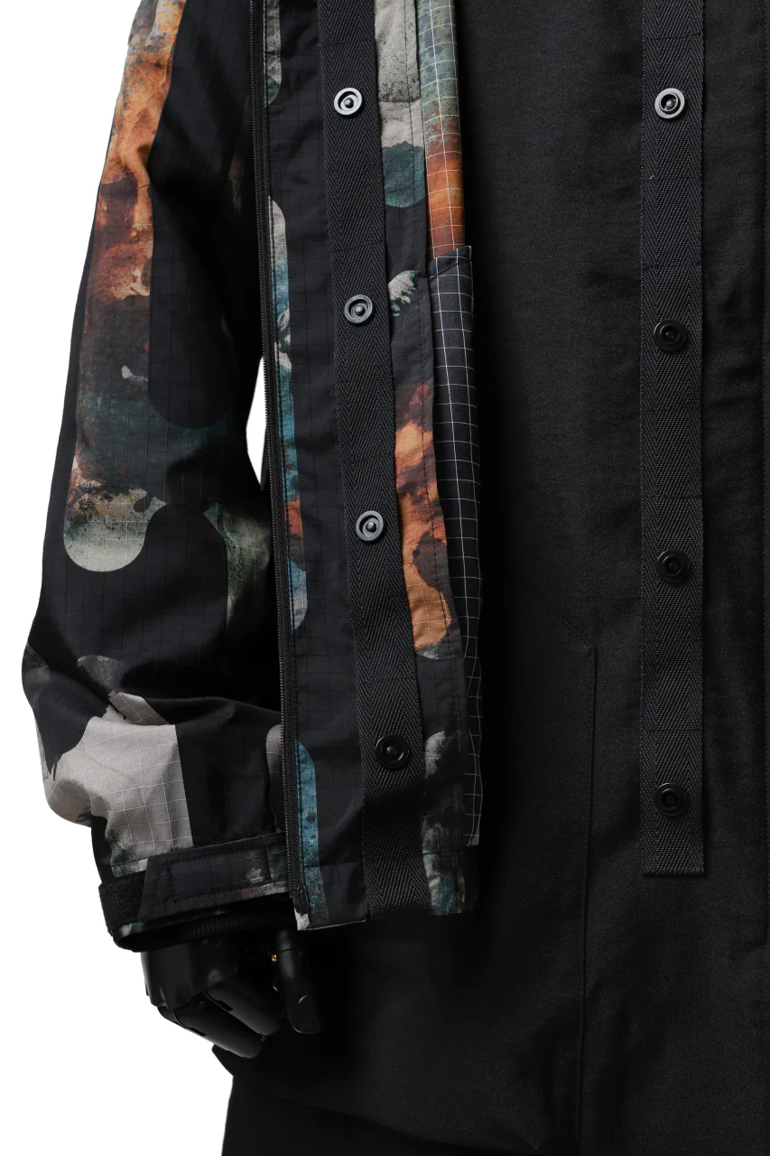 Y-3 Yohji Yamamoto CAMO LAYERED HOODIE JACKET / RIPSTOP (MULTI) - Image 18