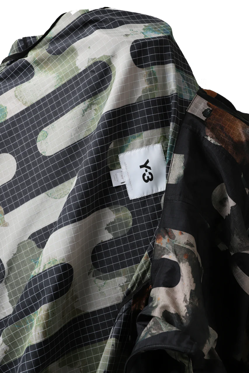 Y-3 Yohji Yamamoto CAMO LAYERED HOODIE JACKET / RIPSTOP (MULTI) - Image 28