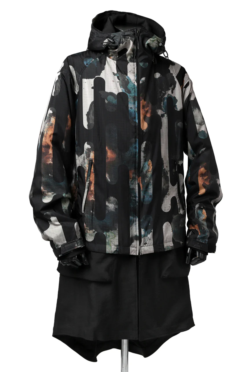 Y-3 Yohji Yamamoto CAMO LAYERED HOODIE JACKET / RIPSTOP (MULTI) - Image 3