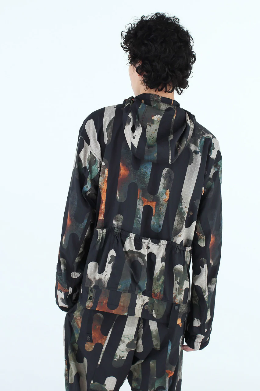 Y-3 Yohji Yamamoto CAMO LAYERED HOODIE JACKET / RIPSTOP (MULTI) - Image 38