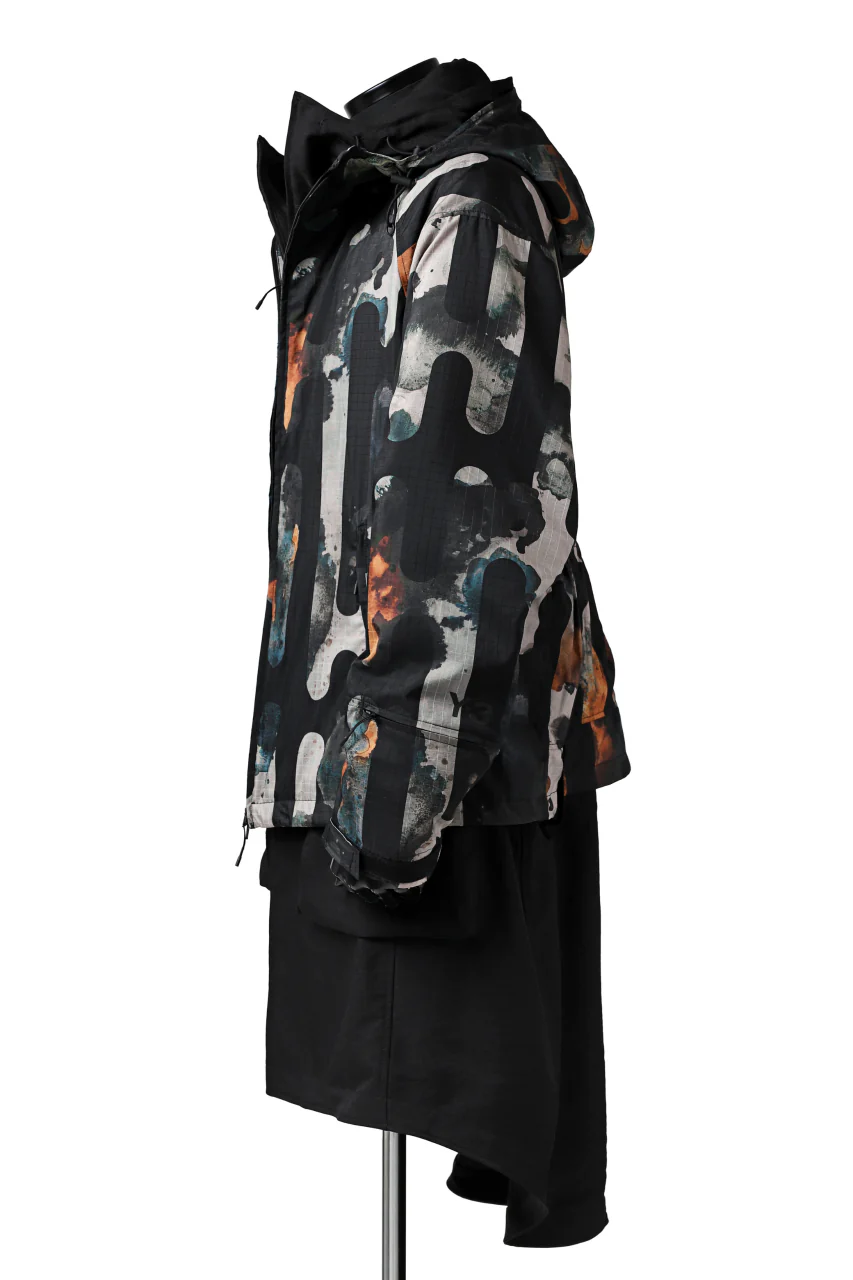 Y-3 Yohji Yamamoto CAMO LAYERED HOODIE JACKET / RIPSTOP (MULTI) - Image 5