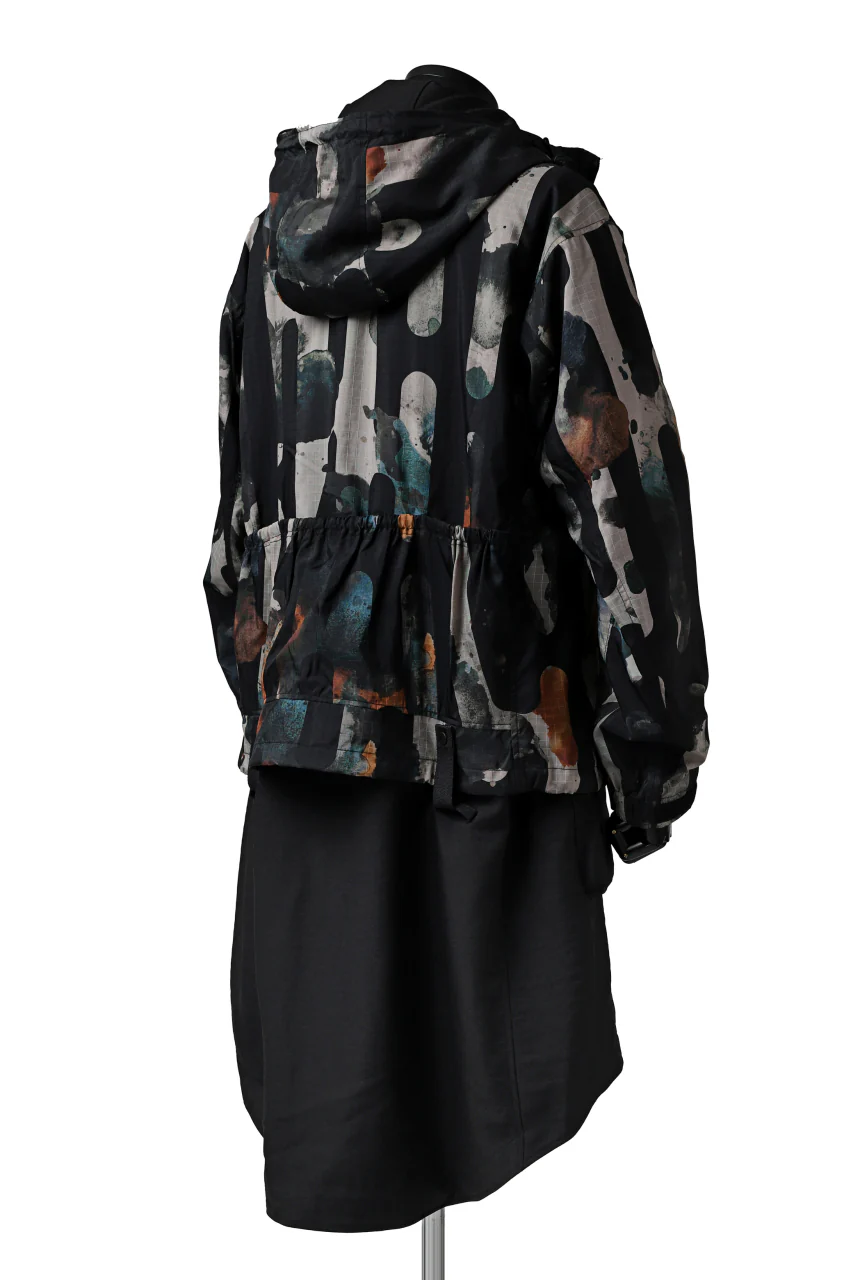 Y-3 Yohji Yamamoto CAMO LAYERED HOODIE JACKET / RIPSTOP (MULTI) - Image 7