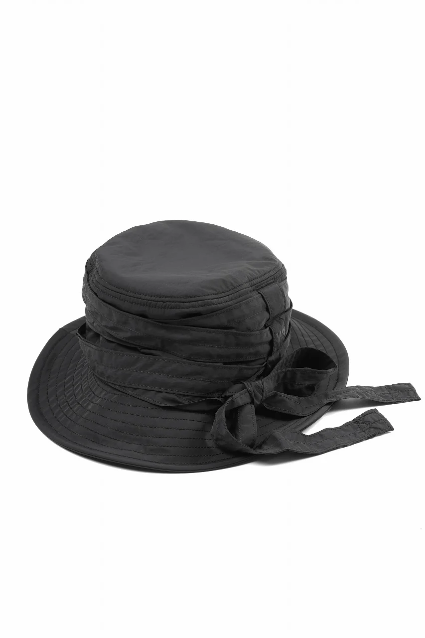Y-3 Yohji Yamamoto CINCH BUCKET HAT (BLACK) - Image 2