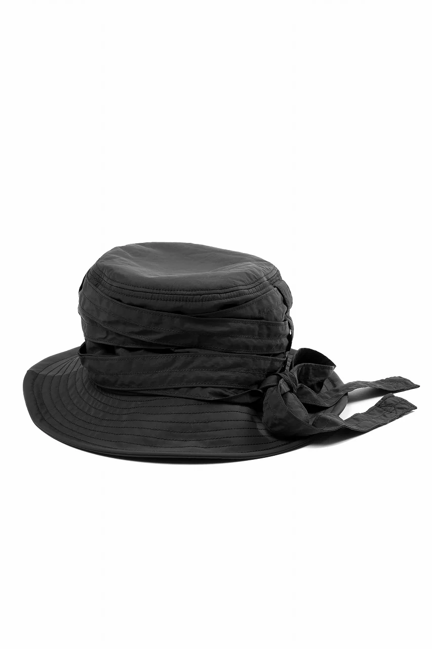 Y-3 Yohji Yamamoto CINCH BUCKET HAT (BLACK) - Image 3