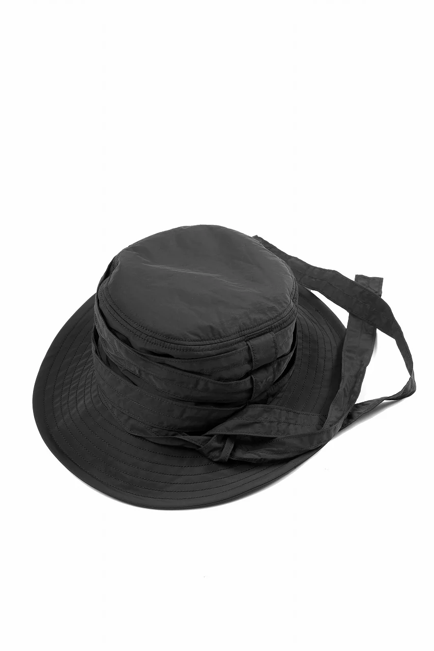 Y-3 Yohji Yamamoto CINCH BUCKET HAT (BLACK) - Image 6