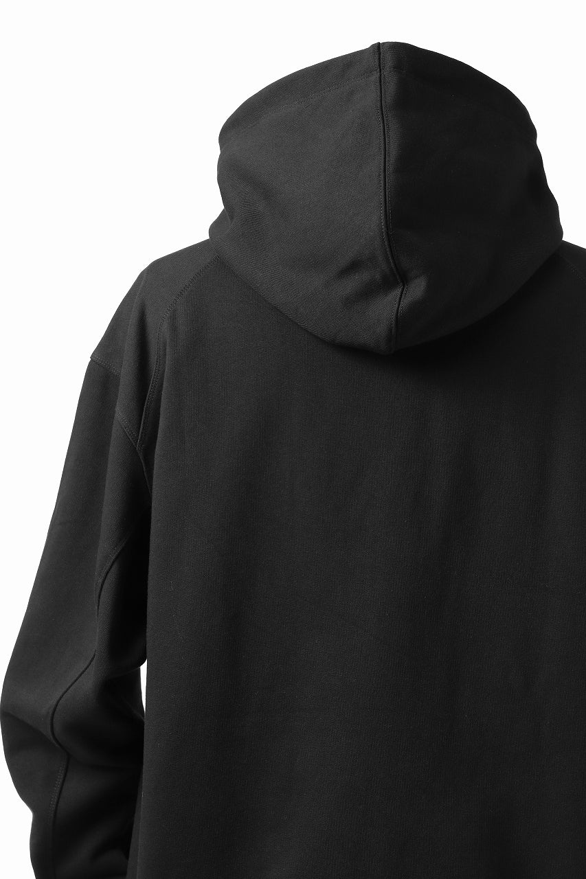 Y-3 Yohji Yamamoto CLASSIC CHEST LOGO HOODIE PARKA / FRENCH TERRY (BLACK) - Image 22