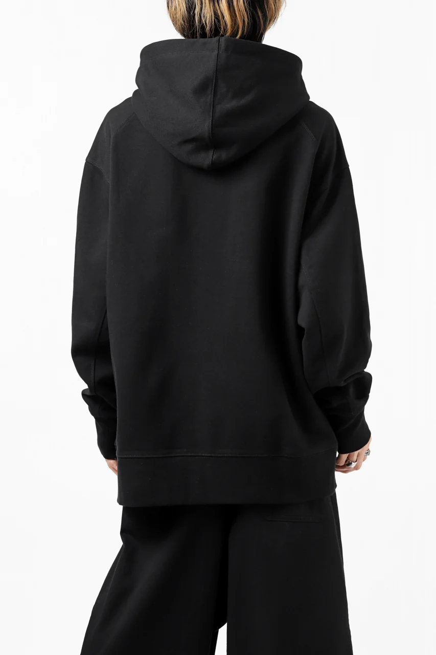 Y-3 Yohji Yamamoto CLASSIC CHEST LOGO HOODIE PARKA / FRENCH TERRY (BLACK) - Image 26