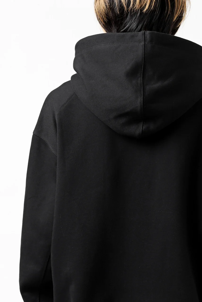 Y-3 Yohji Yamamoto CLASSIC CHEST LOGO HOODIE PARKA / FRENCH TERRY (BLACK) - Image 36