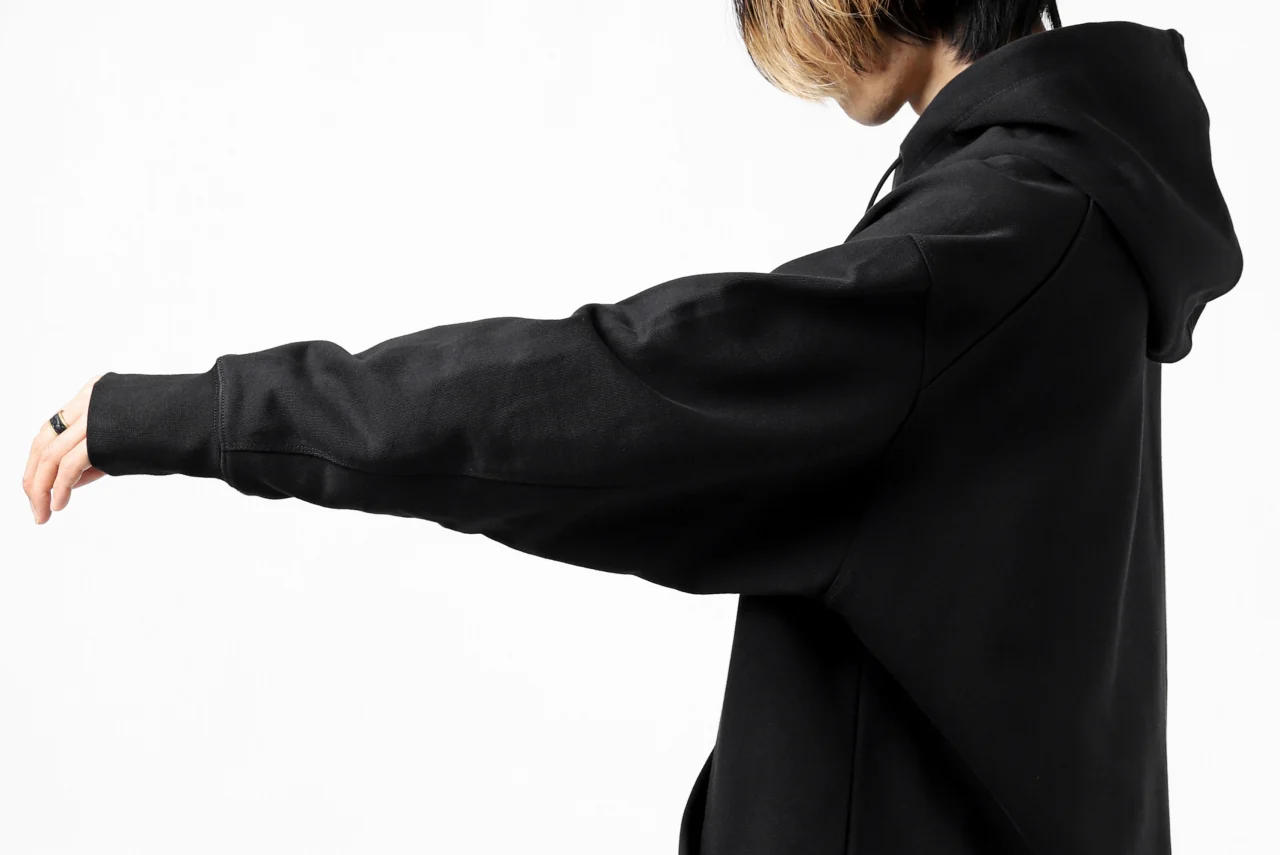 Y-3 Yohji Yamamoto CLASSIC CHEST LOGO HOODIE PARKA / FRENCH TERRY (BLACK) - Image 39
