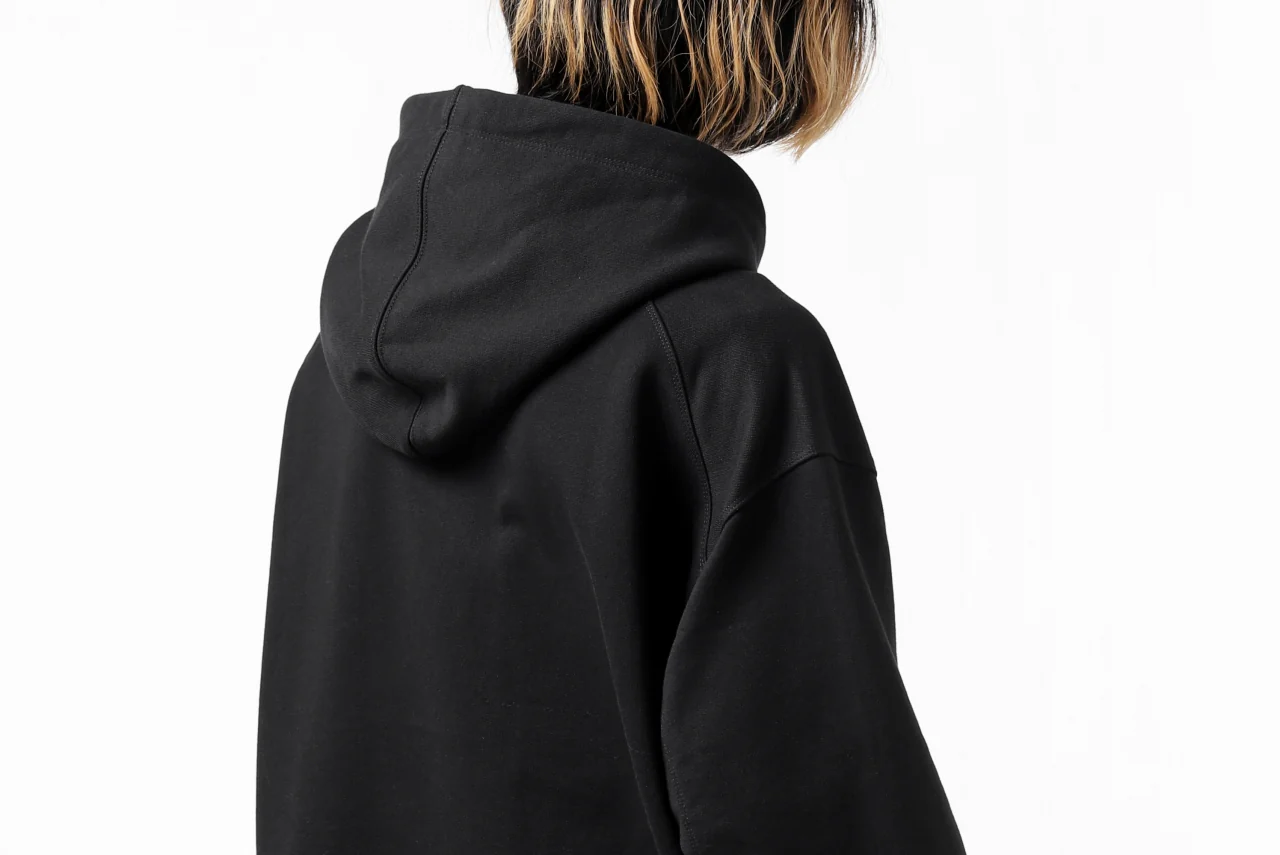 Y-3 Yohji Yamamoto CLASSIC CHEST LOGO HOODIE PARKA / FRENCH TERRY (BLACK) - Image 42