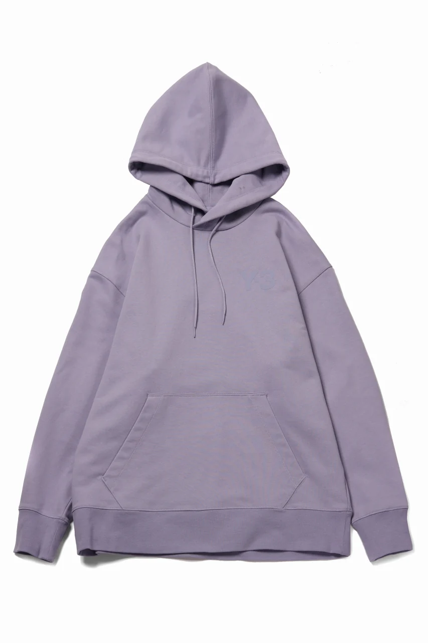 Y-3 Yohji Yamamoto CLASSIC CHEST LOGO HOODIE PARKA / FRENCH TERRY (ESPOIR)