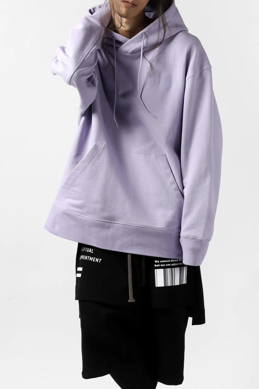 Y-3 Yohji Yamamoto CLASSIC CHEST LOGO HOODIE PARKA / FRENCH TERRY (ESPOIR) - Image 2