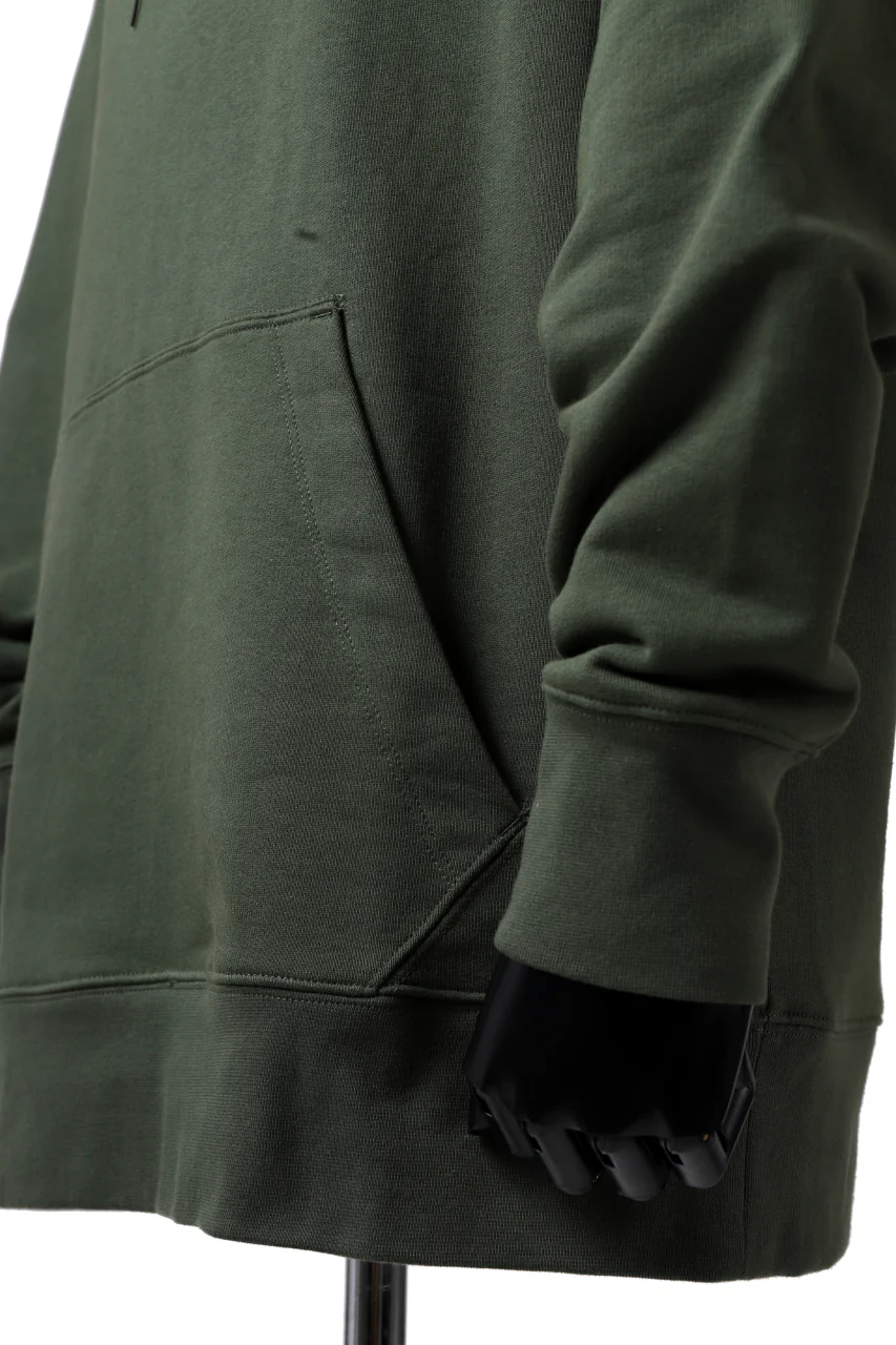 Y-3 Yohji Yamamoto CLASSIC CHEST LOGO HOODIE PARKA / FRENCH TERRY (GREEN) - Image 22
