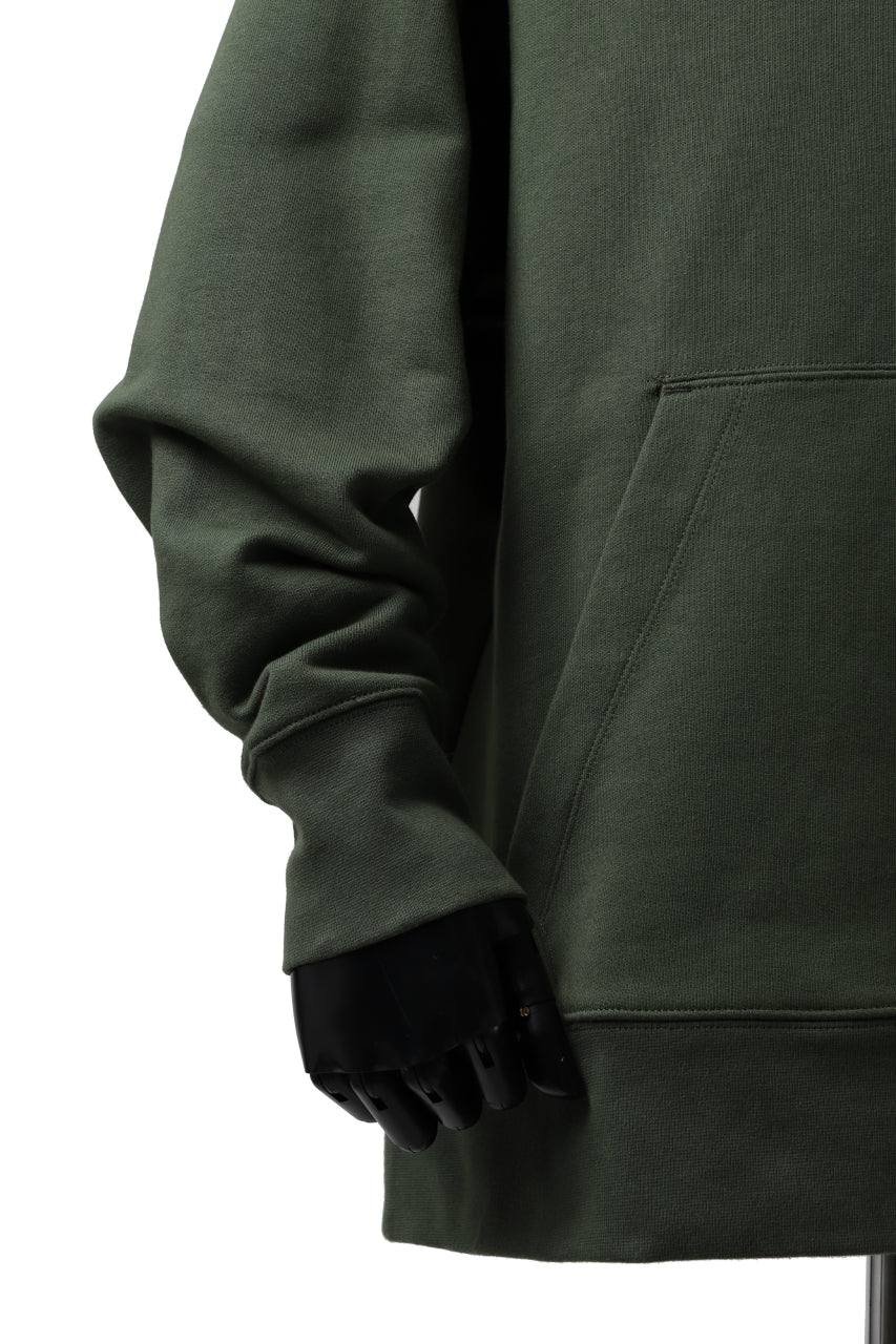 Y-3 Yohji Yamamoto CLASSIC CHEST LOGO HOODIE PARKA / FRENCH TERRY (GREEN) - Image 24