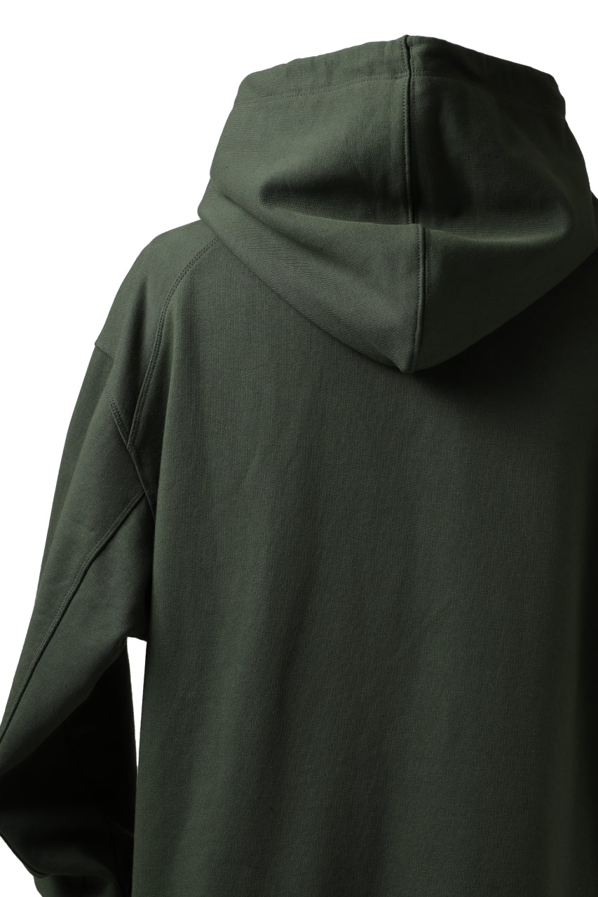 Y-3 Yohji Yamamoto CLASSIC CHEST LOGO HOODIE PARKA / FRENCH TERRY (GREEN) - Image 25