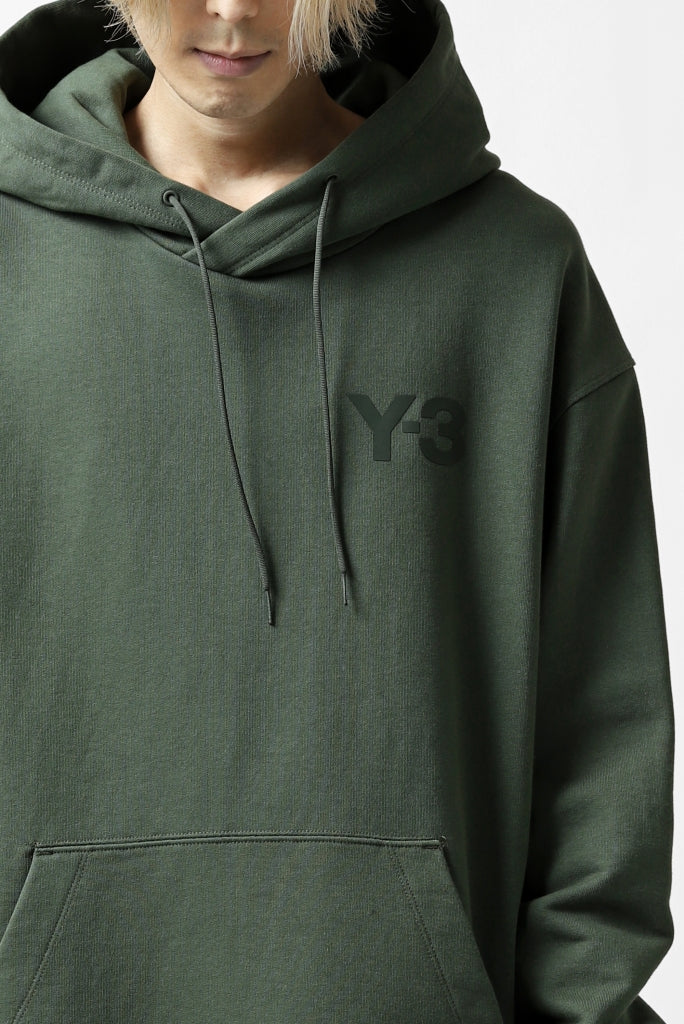 Y-3 Yohji Yamamoto CLASSIC CHEST LOGO HOODIE PARKA / FRENCH TERRY (GREEN) - Image 27