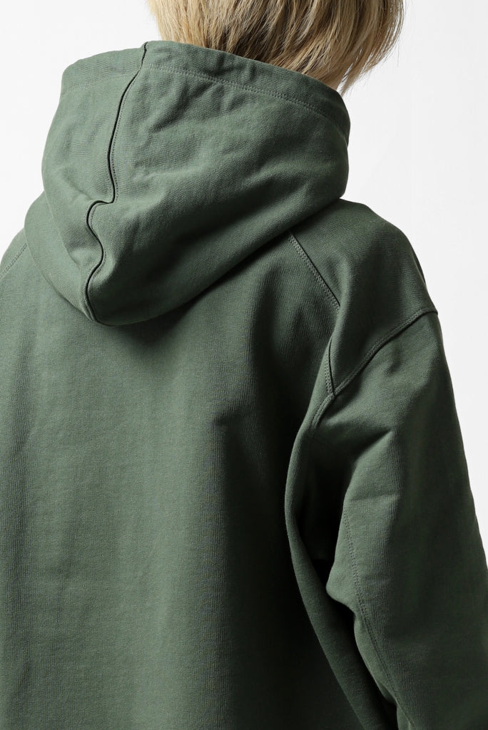 Y-3 Yohji Yamamoto CLASSIC CHEST LOGO HOODIE PARKA / FRENCH TERRY (GREEN) - Image 33