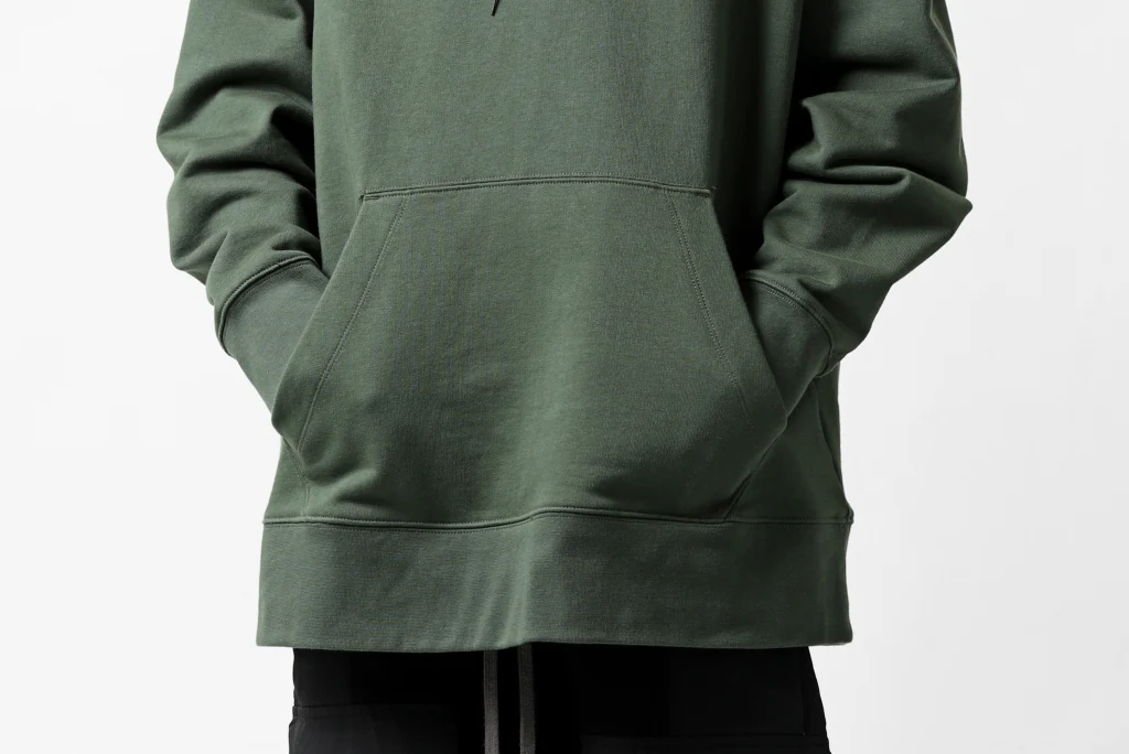 Y-3 Yohji Yamamoto CLASSIC CHEST LOGO HOODIE PARKA / FRENCH TERRY (GREEN) - Image 35