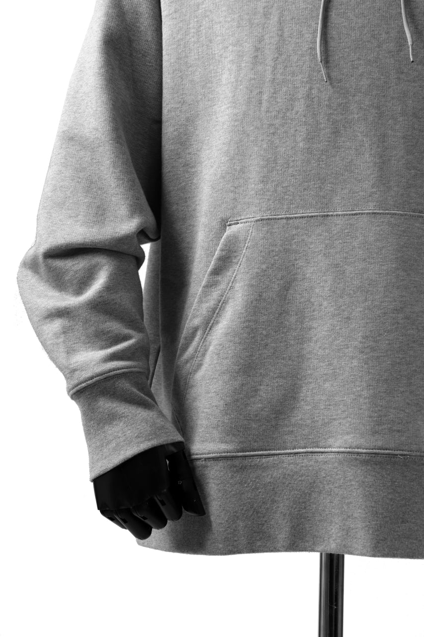 Y-3 Yohji Yamamoto CLASSIC CHEST LOGO HOODIE PARKA / FRENCH TERRY (GREY) - Image 18