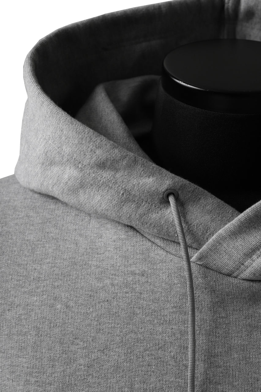 Y-3 Yohji Yamamoto CLASSIC CHEST LOGO HOODIE PARKA / FRENCH TERRY (GREY) - Image 20