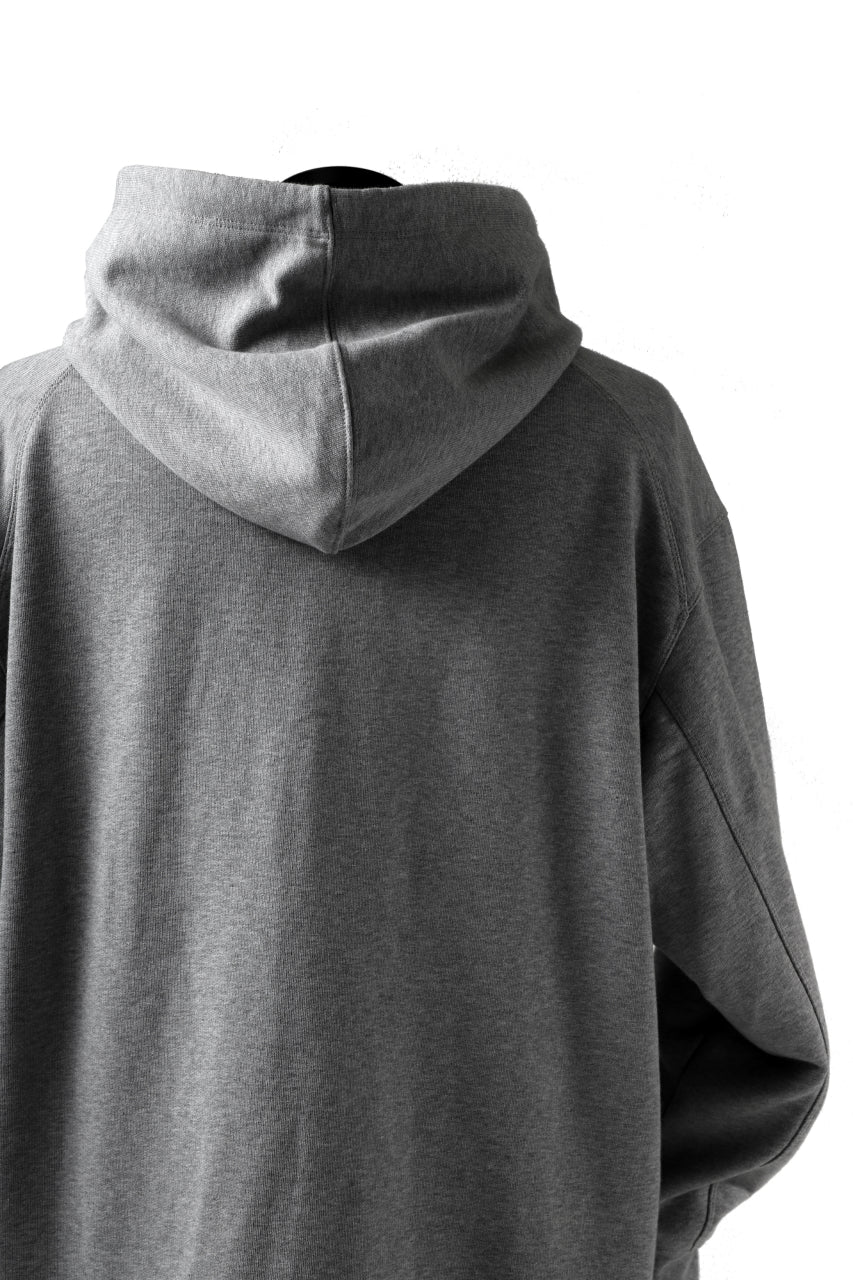 Y-3 Yohji Yamamoto CLASSIC CHEST LOGO HOODIE PARKA / FRENCH TERRY (GREY) - Image 25