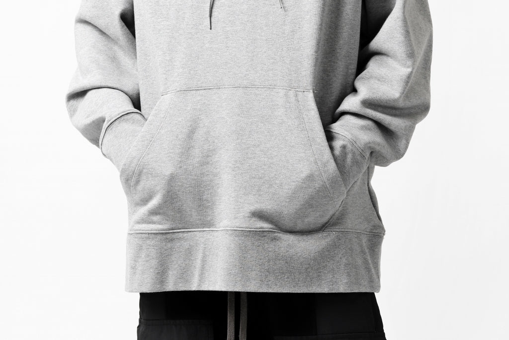 Y-3 Yohji Yamamoto CLASSIC CHEST LOGO HOODIE PARKA / FRENCH TERRY (GREY) - Image 34