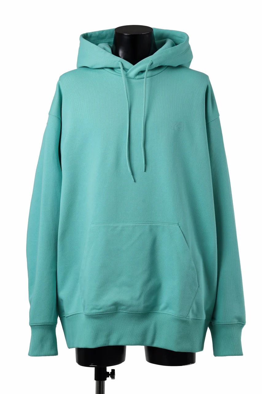 Y-3 Yohji Yamamoto CLASSIC CHEST LOGO LOOSE HOODIE / FRENCH TERRY (ACID MINT)