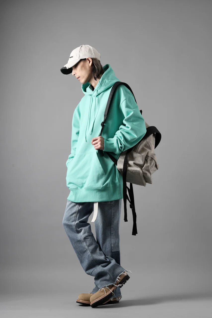Y-3 Yohji Yamamoto CLASSIC CHEST LOGO LOOSE HOODIE / FRENCH TERRY (ACID MINT) - Image 19