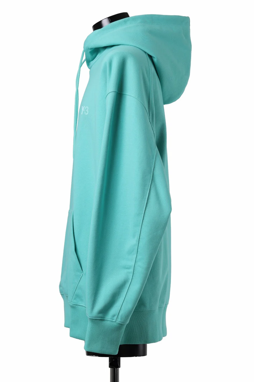 Y-3 Yohji Yamamoto CLASSIC CHEST LOGO LOOSE HOODIE / FRENCH TERRY (ACID MINT) - Image 3
