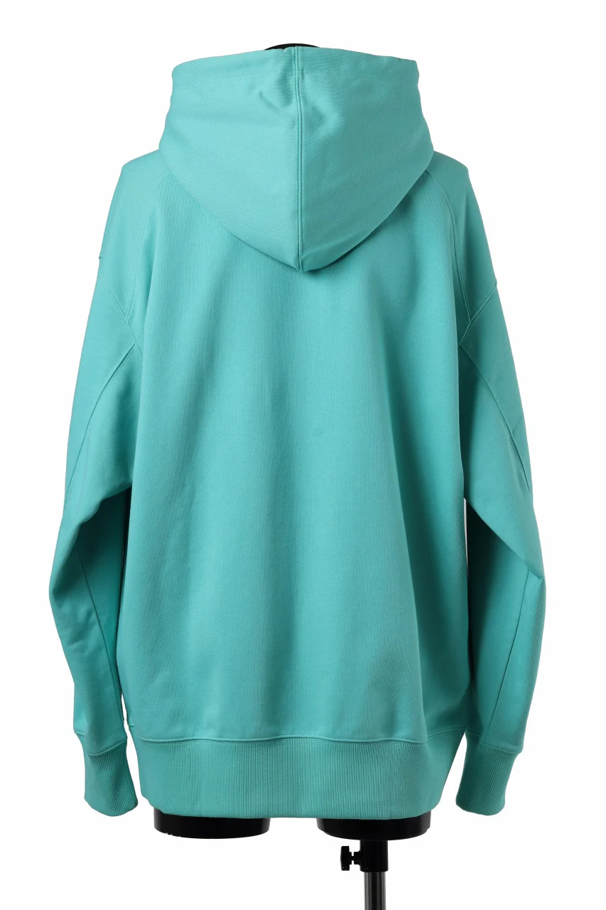 Y-3 Yohji Yamamoto CLASSIC CHEST LOGO LOOSE HOODIE / FRENCH TERRY (ACID MINT) - Image 4