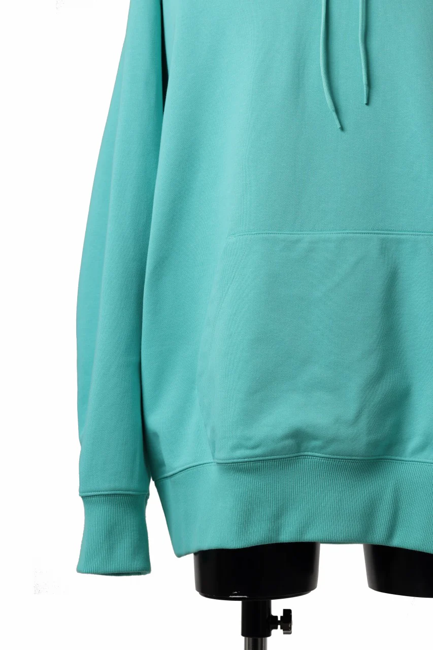 Y-3 Yohji Yamamoto CLASSIC CHEST LOGO LOOSE HOODIE / FRENCH TERRY (ACID MINT) - Image 6