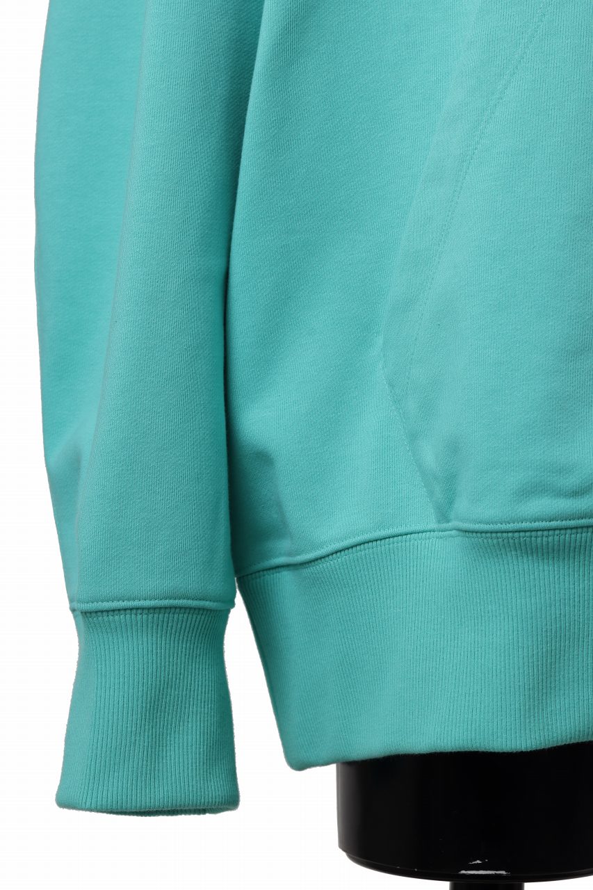 Y-3 Yohji Yamamoto CLASSIC CHEST LOGO LOOSE HOODIE / FRENCH TERRY (ACID MINT) - Image 7