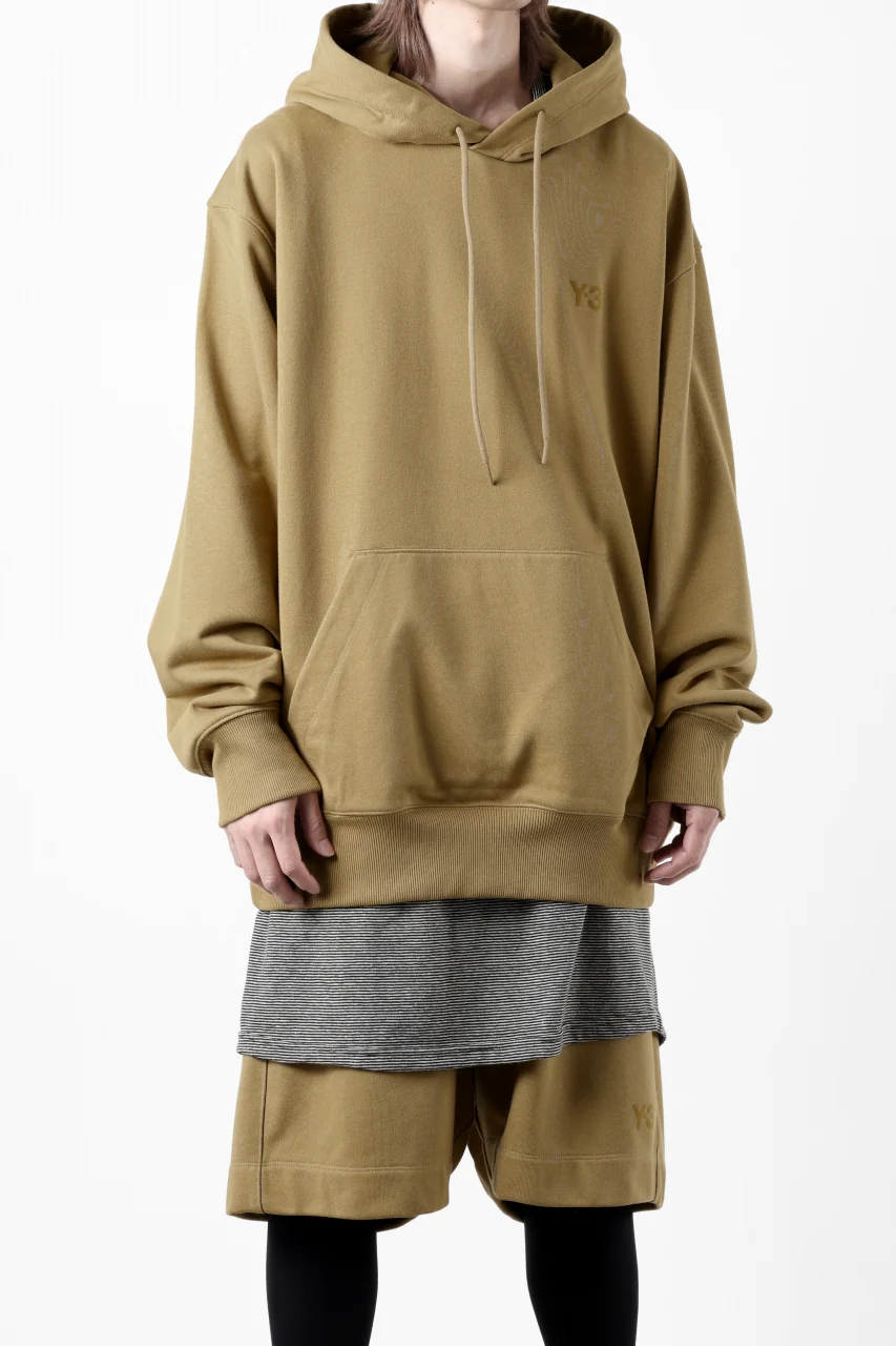 Y-3 Yohji Yamamoto CLASSIC CHEST LOGO LOOSE HOODIE / FRENCH TERRY (MESA) - Image 9
