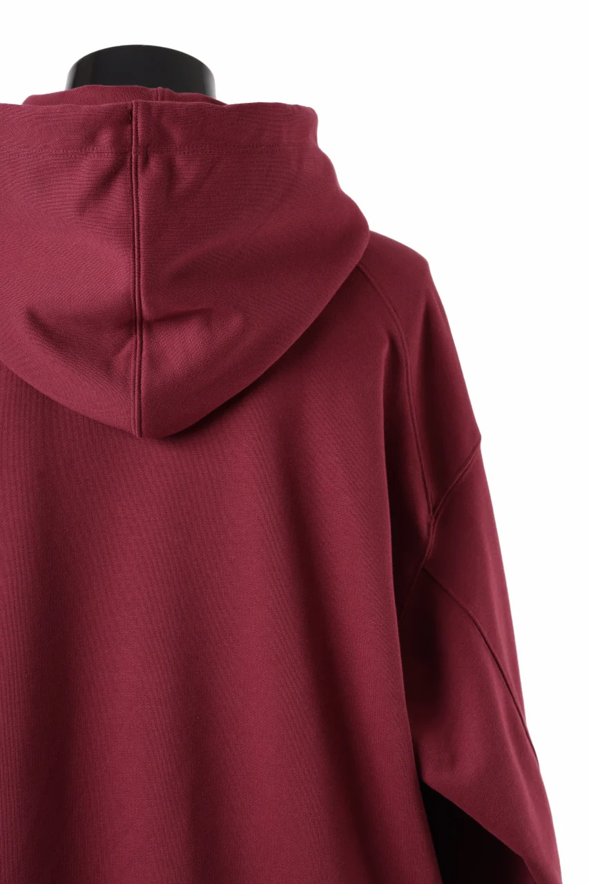 Y-3 Yohji Yamamoto CLASSIC CHEST LOGO LOOSE HOODIE / FRENCH TERRY (SHADOW RED) - Image 10