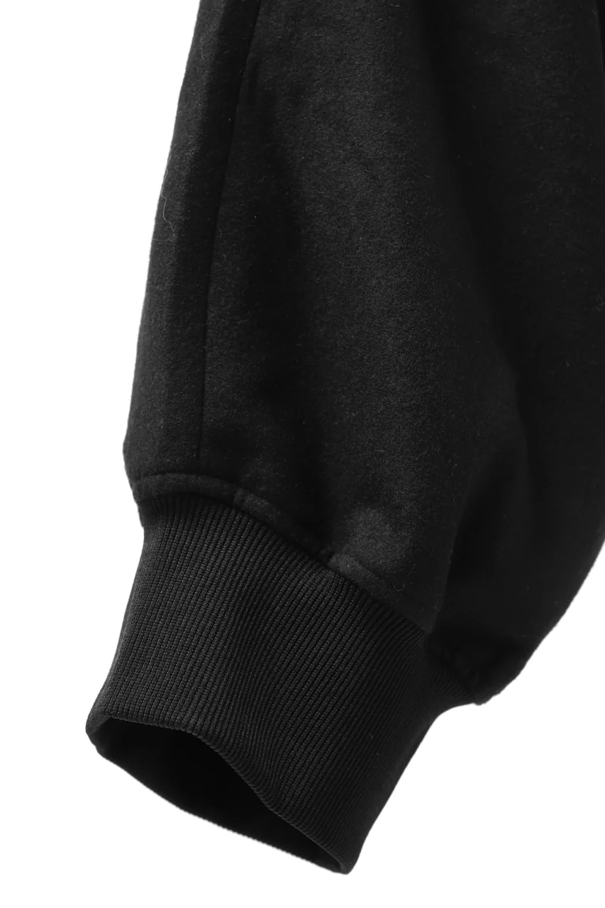 Y-3 Yohji Yamamoto CLASSIC CUFF PANTS / WOOL FLANNEL (BLACK) - Image 20