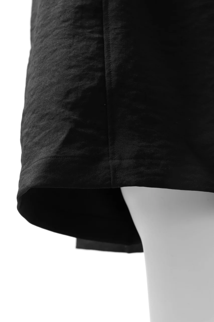 Y-3 Yohji Yamamoto CLASSIC TAILOR SHORT PANTS / POLY TWILL (BLACK) - Image 17