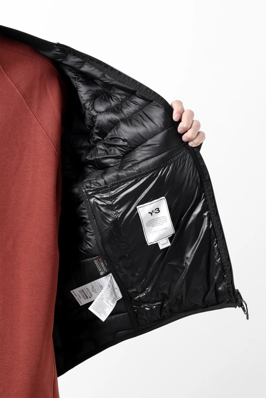 Y-3 Yohji Yamamoto CLASSIC LINER BOMBER JACKET (BLACK) - Image 44