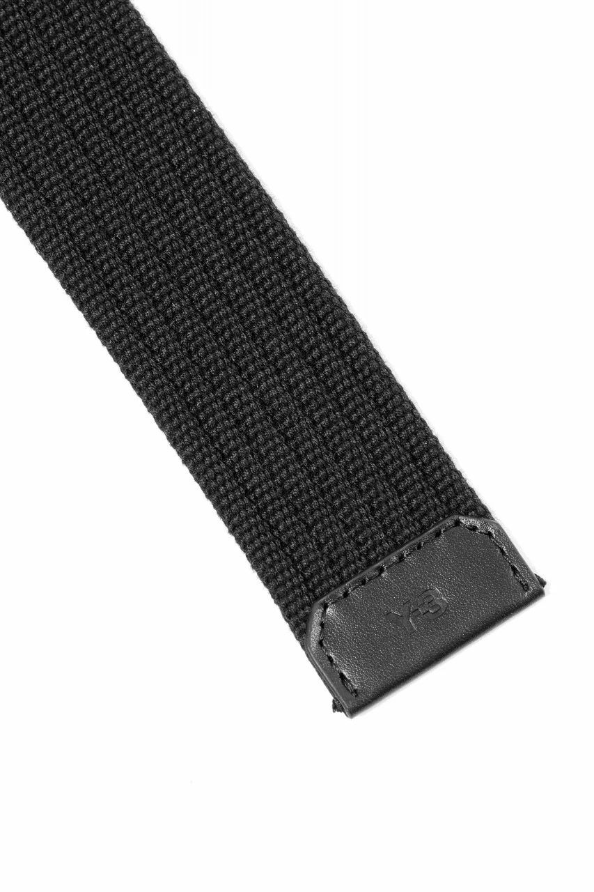Y-3 Yohji Yamamoto CLASSIC LOGO BELT (BLACK) - Image 13