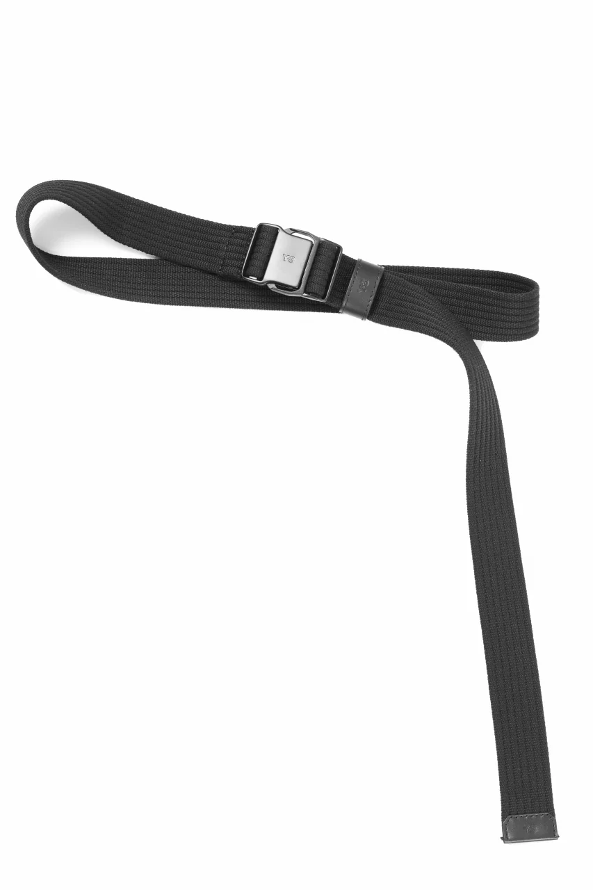 Y-3 Yohji Yamamoto CLASSIC LOGO BELT (BLACK) - Image 2