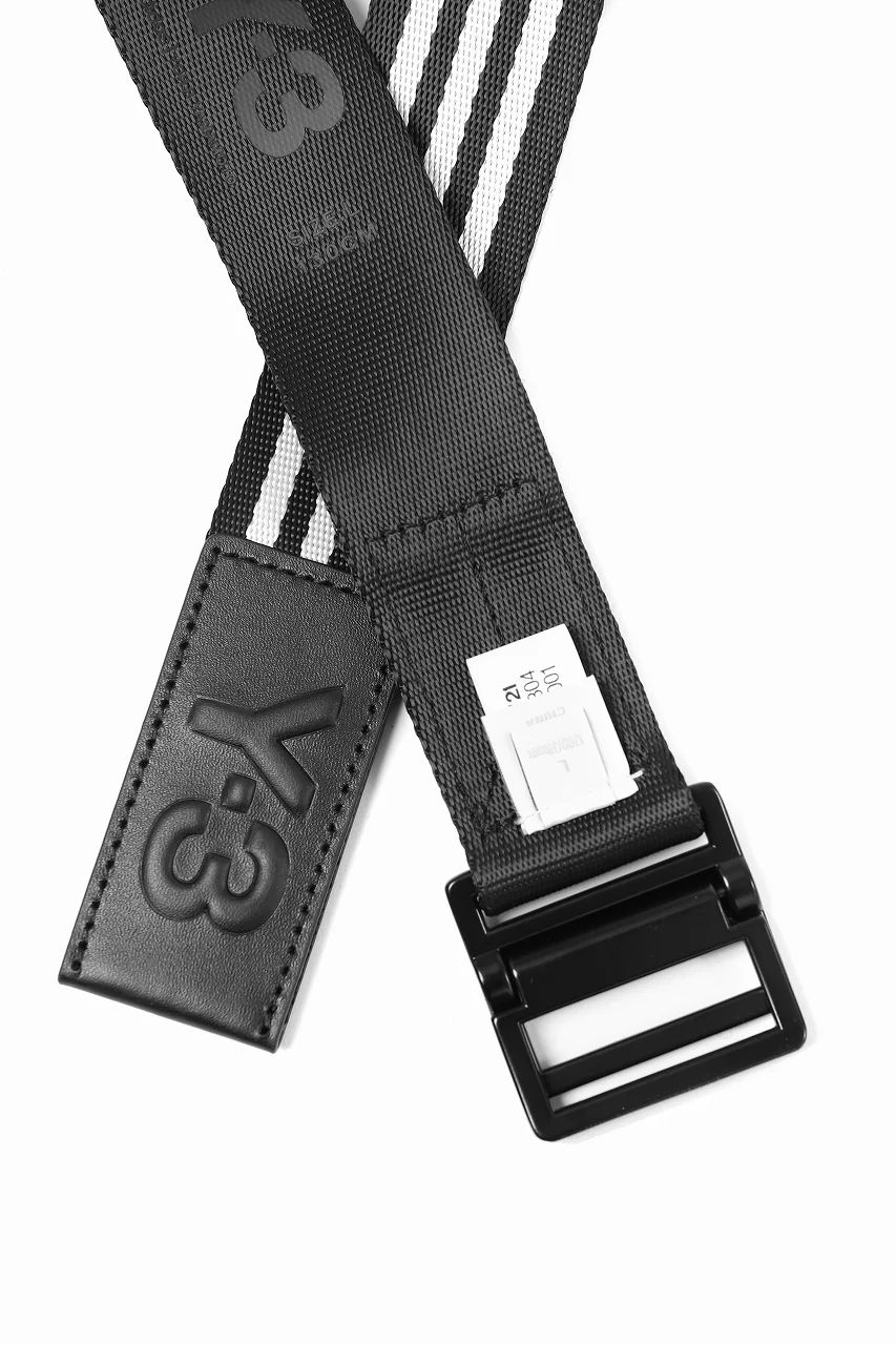 Y-3 Yohji Yamamoto CLASSIC LOGO BELT (BLACK) - Image 10