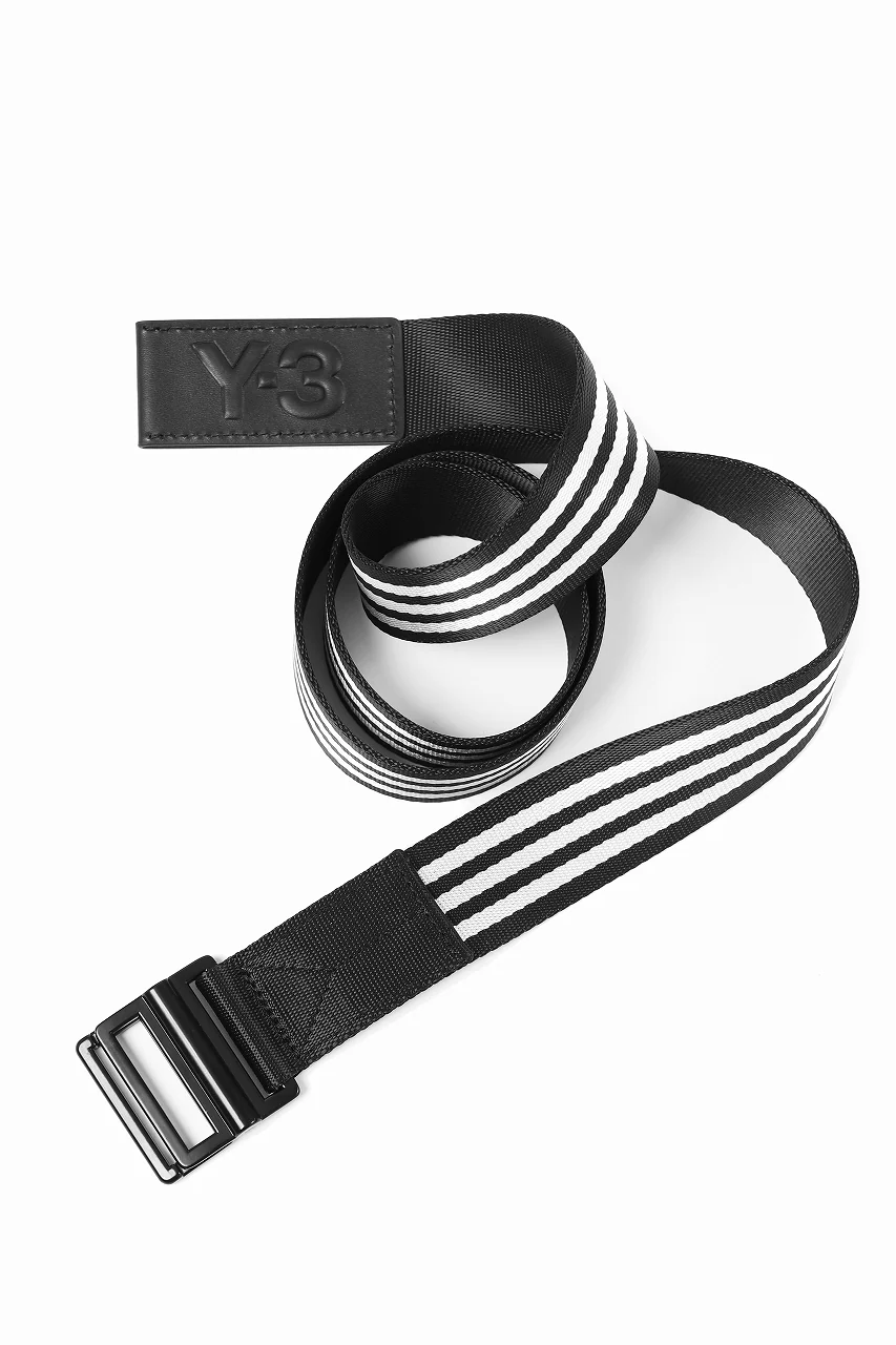 Y-3 Yohji Yamamoto CLASSIC LOGO BELT (BLACK) - Image 3