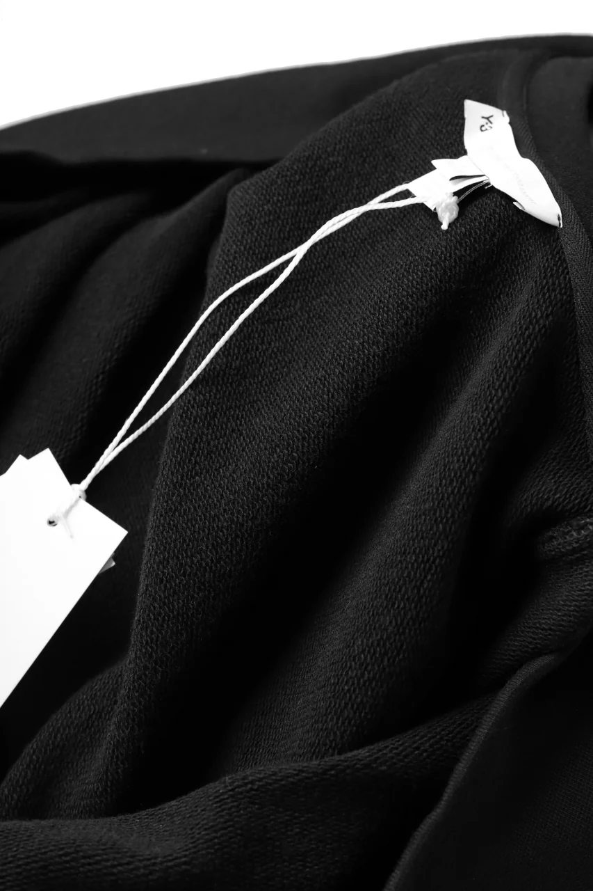 Y-3 Yohji Yamamoto CREW NECK SWEAT SHIRT / FRENCH TERRY (BLACK) - Image 14