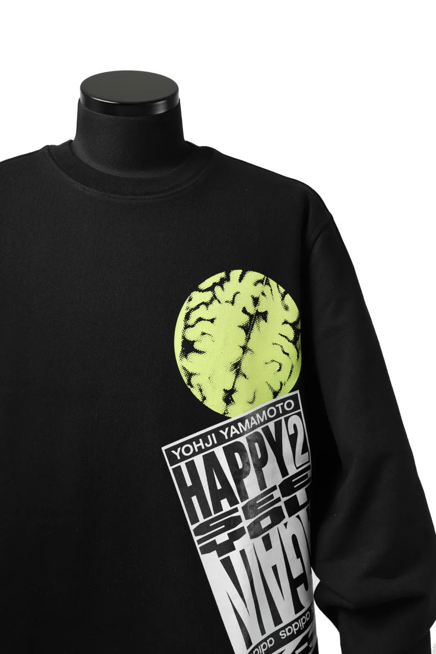 Y-3 Yohji Yamamoto CREW NECK SWEAT SHIRT / FRENCH TERRY (BLACK) - Image 19