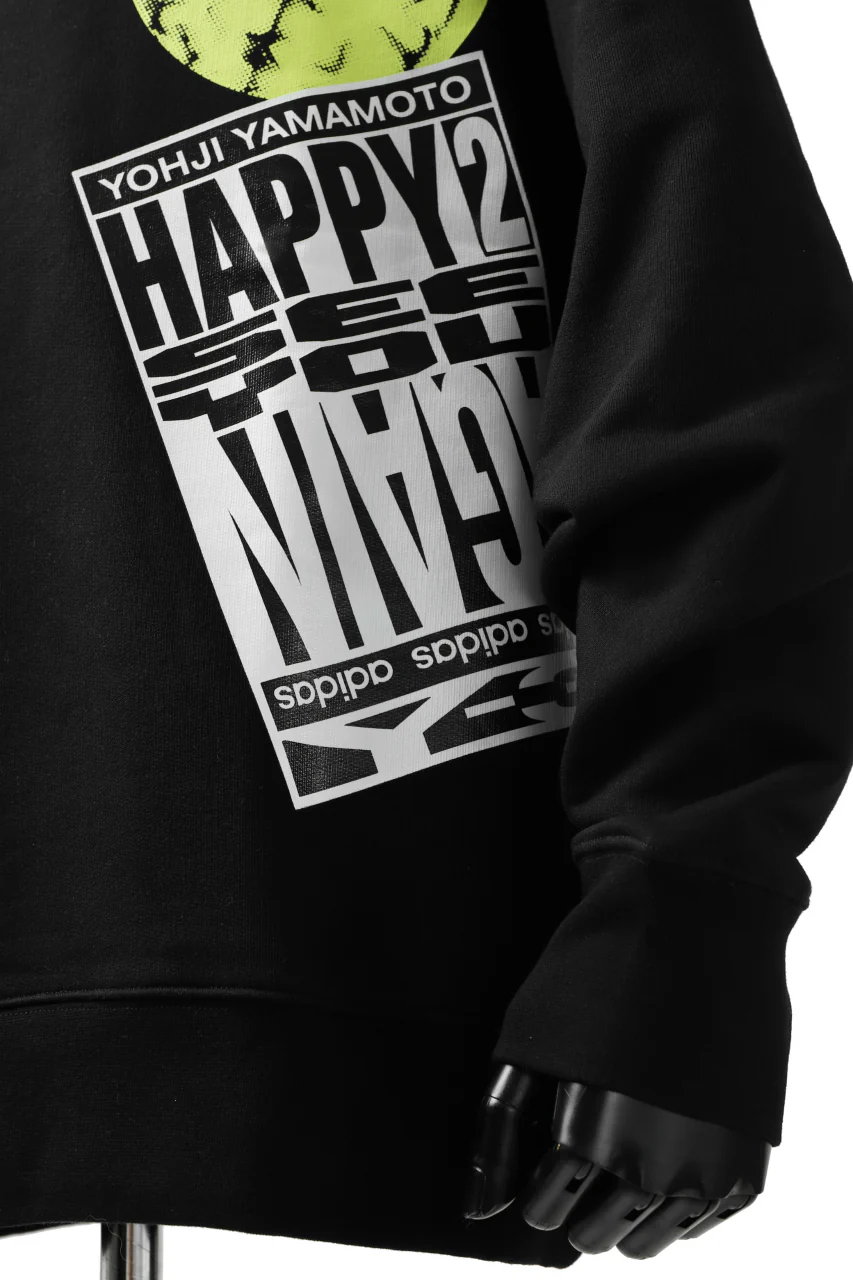 Y-3 Yohji Yamamoto CREW NECK SWEAT SHIRT / FRENCH TERRY (BLACK) - Image 23